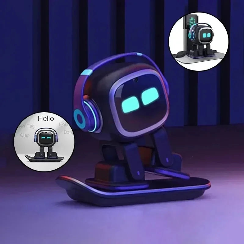 Multi-functional EMO Robot Smart Interactive Talking Dancing Robot Emotional Companion Toy For Home Decoration & Gift